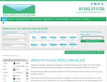 Tablet Screenshot of leavalleyleasing.co.uk